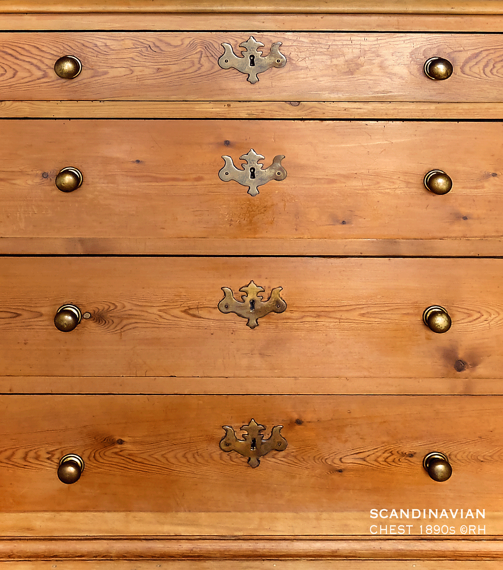 1890s Scandinavian drawer chest, image by Rick Hemi