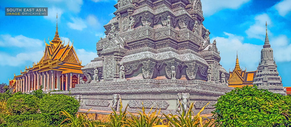 solo overhand travel Asia, temple paradise, image by Rick Hemi 