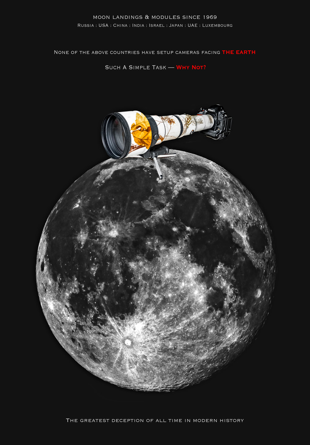 camera on the moon