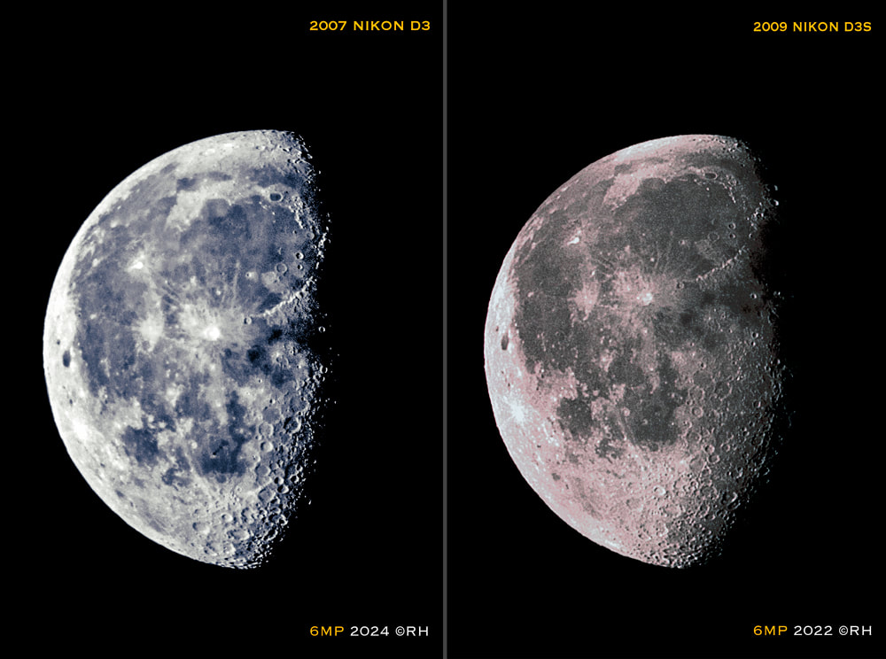 overland travel 2020s, still photography 2020s, 6MP lunar images by Rick Hemi 