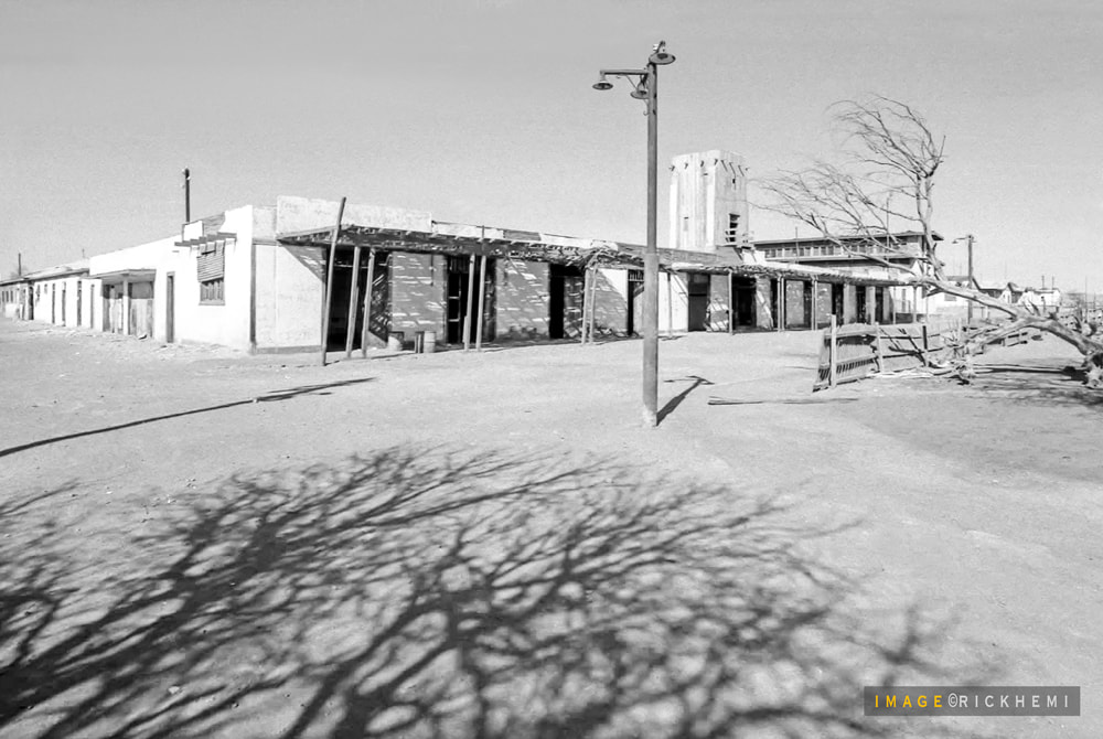 solo overland travel South America,  northern Chile, Humberstone, image by Rick Hemi