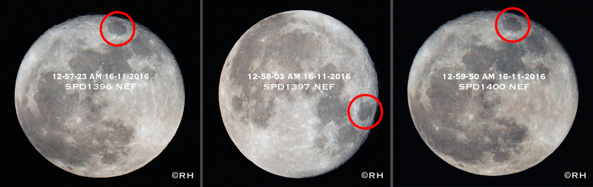 Lunar 90° degree super rapid split second rotations, 2016 images by Rick Hemi