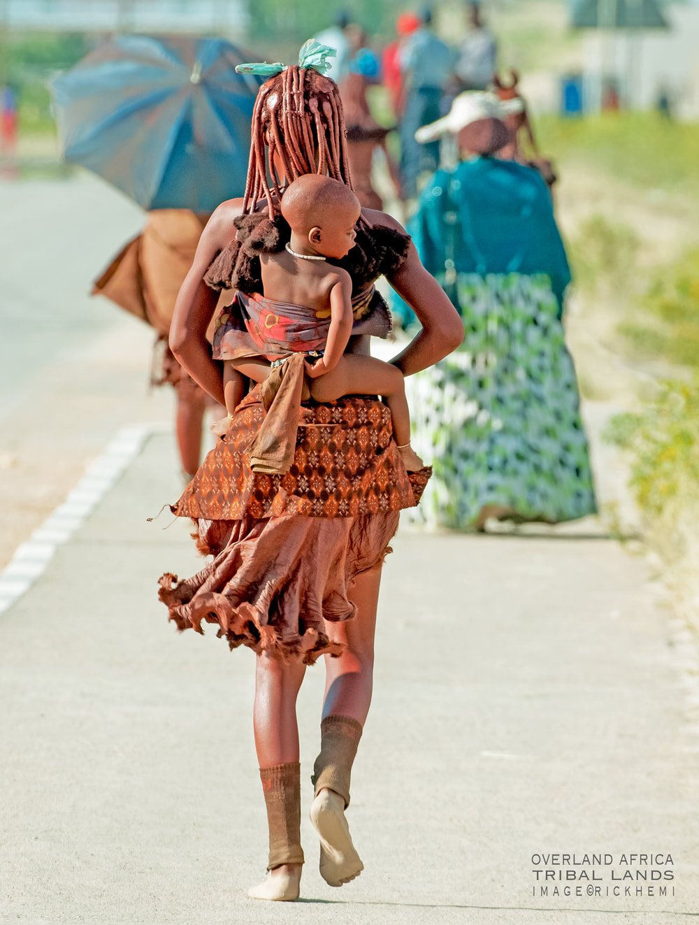 solo overland Africa, tribal lands, street DSLR image by Rick Hemi