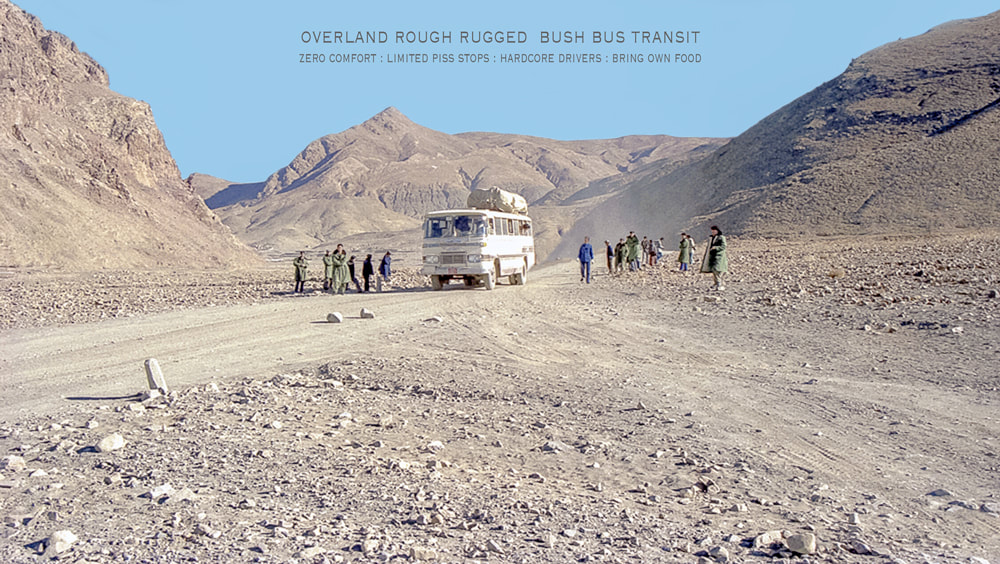 solo overland bush bus transit, rugged isolated bush bus transit, image by Rick Hemi