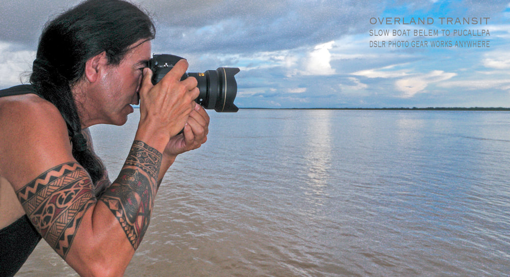 solo overland travel and transit Amazon, DSLR photo gear, AFS Nikon 14-24mm f/2.8, Rick Hemi 2009 location snap