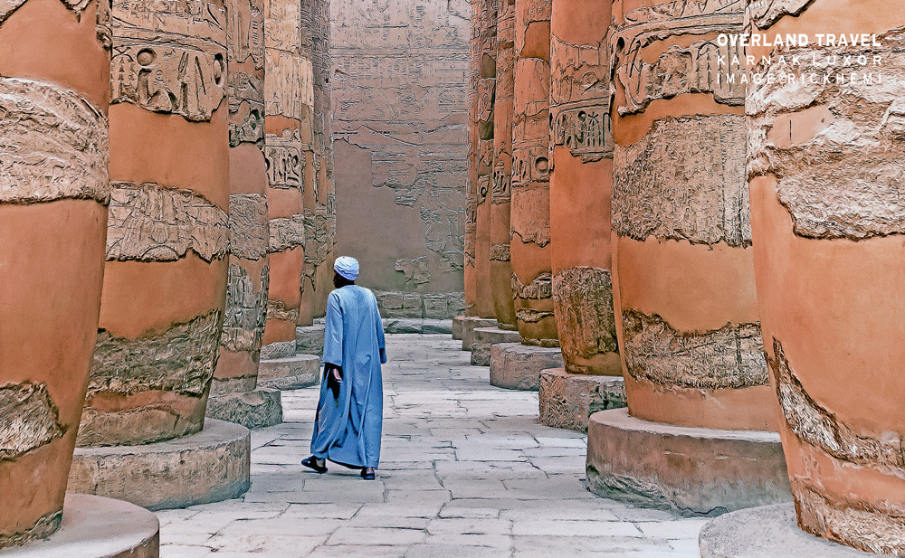 solo overland travel Middle East, Karnak image by Rick Hemi