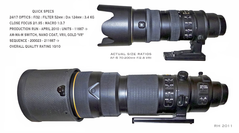 overland travel photo-gear, Nikon Nikkor 200-400mm f/4G ED VRII quick specs, image by Rick Hemi
