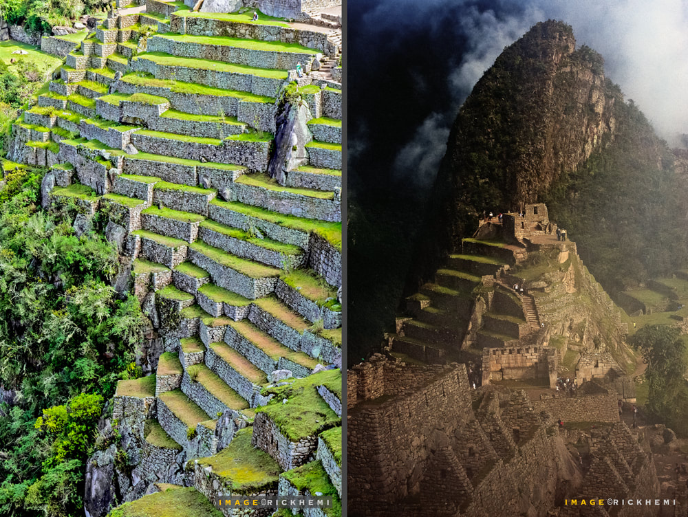 overland travel and transit South America, Machu Picchu complex, images by Rick Hemi