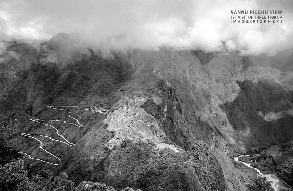 solo overland travel South America, Vannu Picchu view, classic 