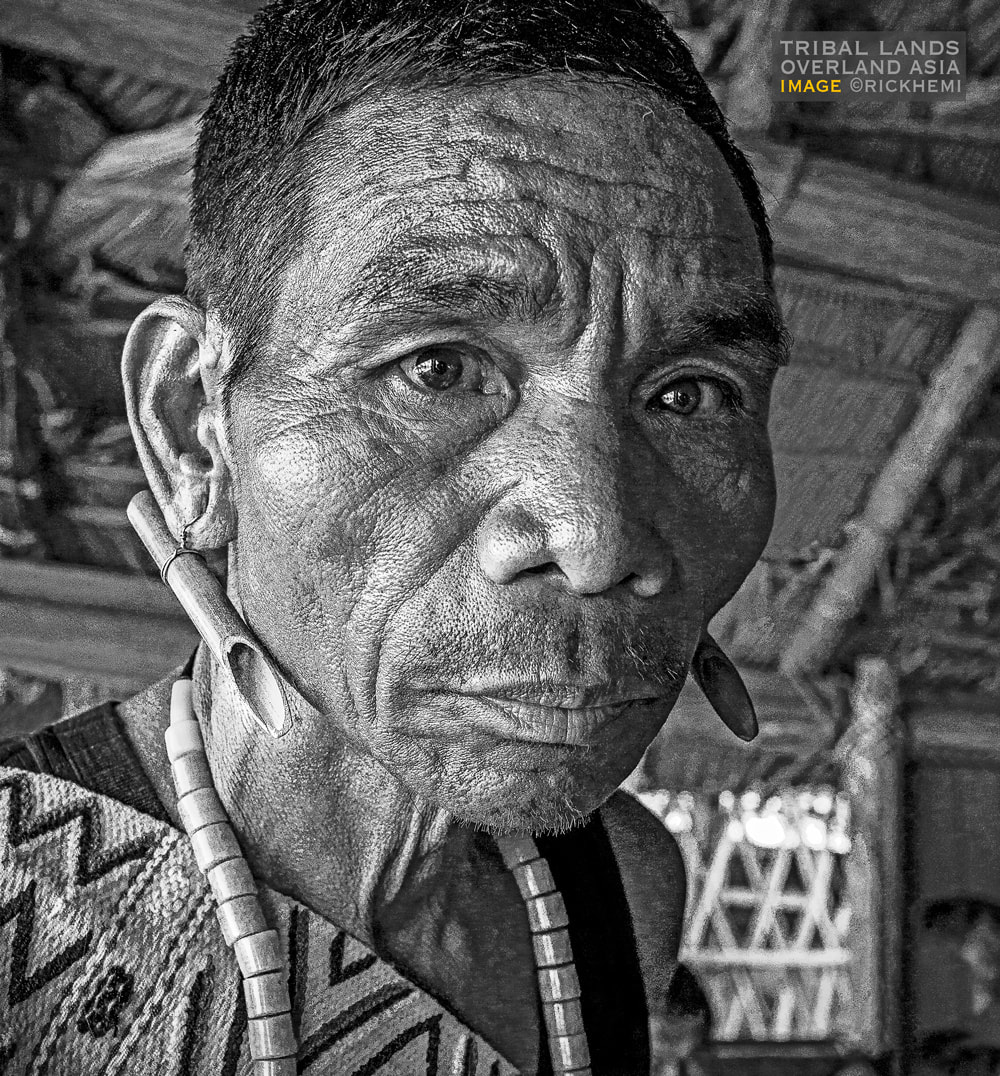 solo overland travel and transit Asia, tribal lands portrait, image by Rick Hemi