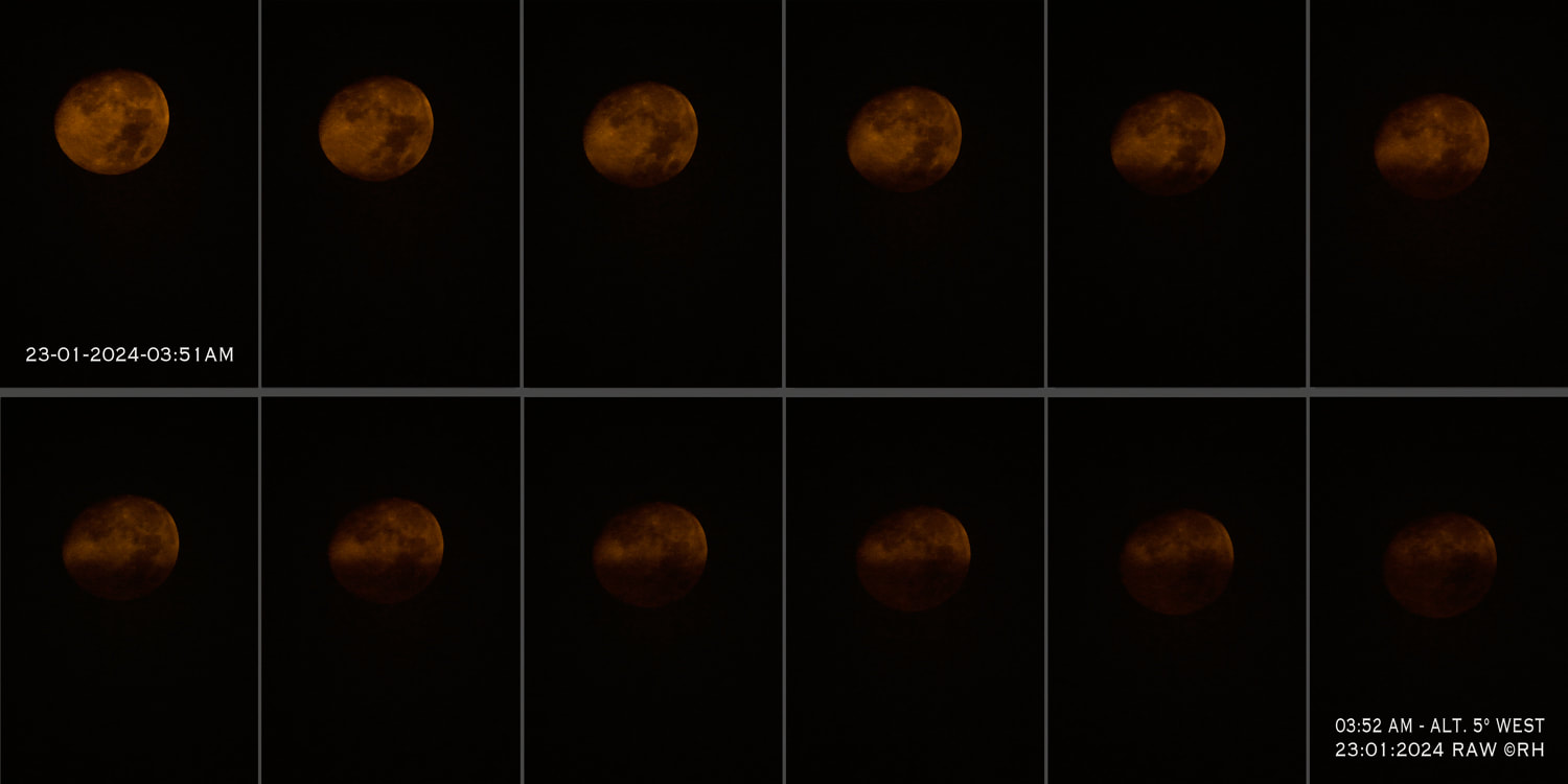 lunar RAW NEF jan 23rd 2024 03:51am to 03:52amam 5° West, DSLR images by Rick Hemi