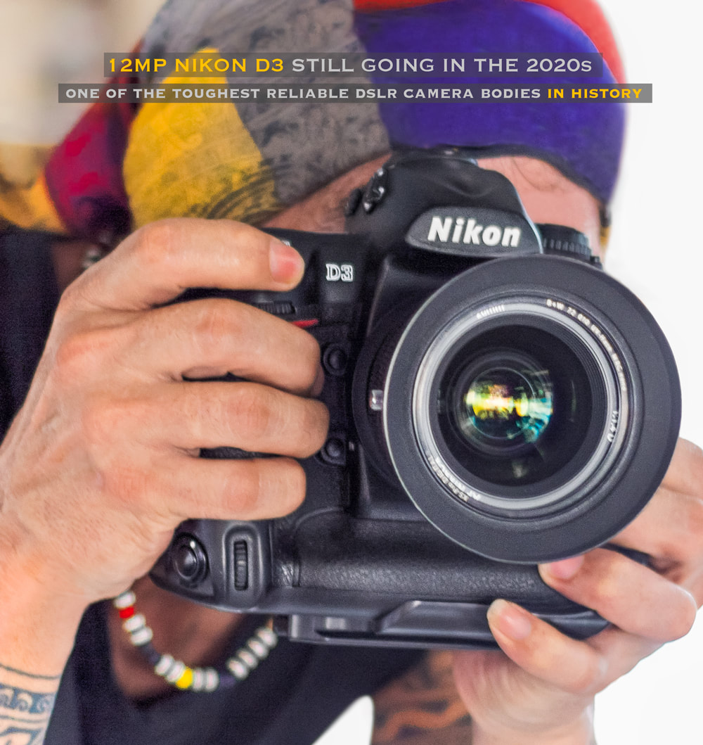 Nikon D3 camera body, reliable daylight workhorse camera in the 2020s