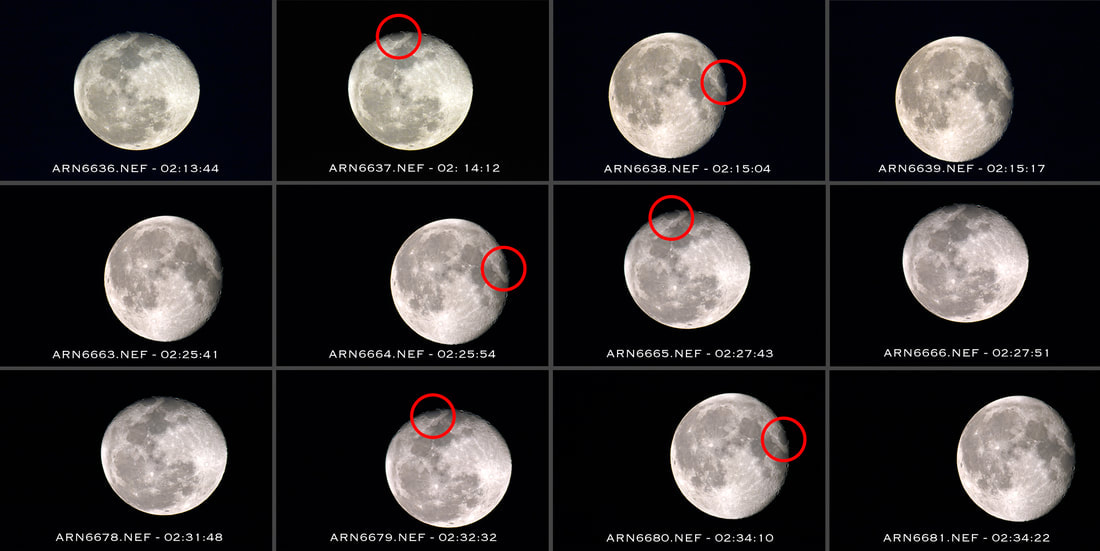 super rapid 90° lunar rotations, RAW NEF DSLR image captures in original sequence, DSLR RAW NEF images by Rick Hemi
