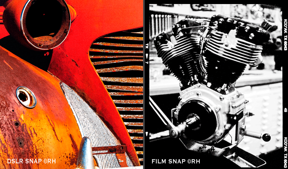 DSLR roll film classic american iron, images by Rick Hemi