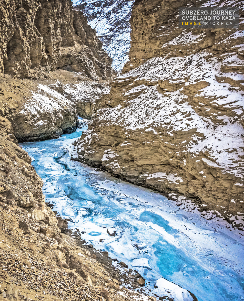 extreme midwinter overland journey Indian Himalaya, image by Rick Hemi