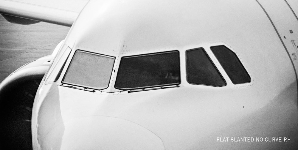 jet cockpit flat slanted windows, image by Rick Hemi