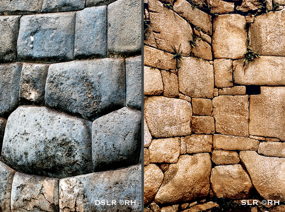 rock facade architecture, images by Rick Hemi