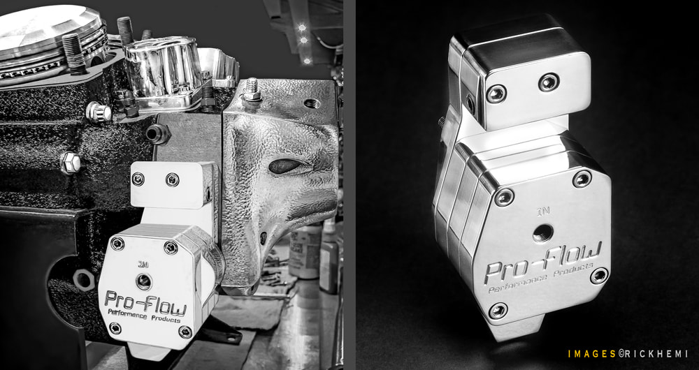 John Harmon 120 cubic inch engine oil pumps, images by Rick Hemi