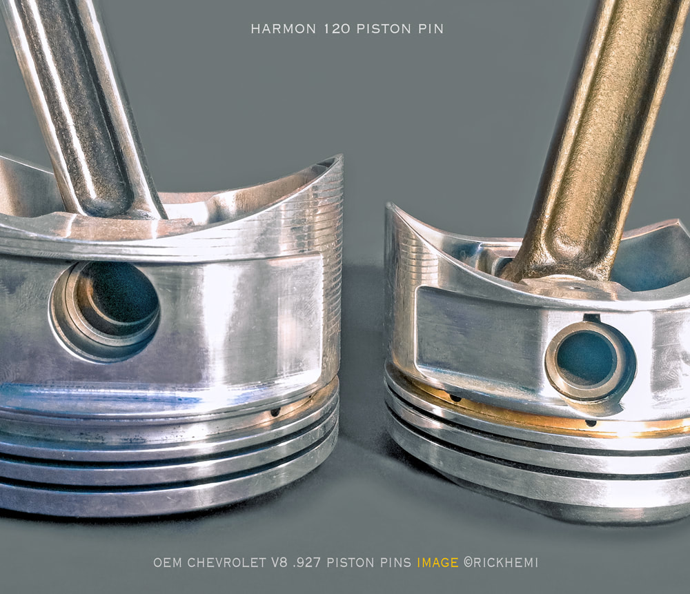 John Harmon Big Twin shovelhead 120 engine, piston pin image by Rick Hemi