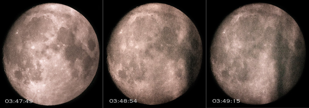 lunar shadow change just before rapid 90° degree rotations, images by Rick Hemi