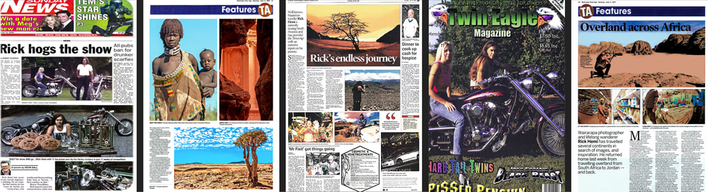 mags, tabloids, newspaper, about Rick Hemi