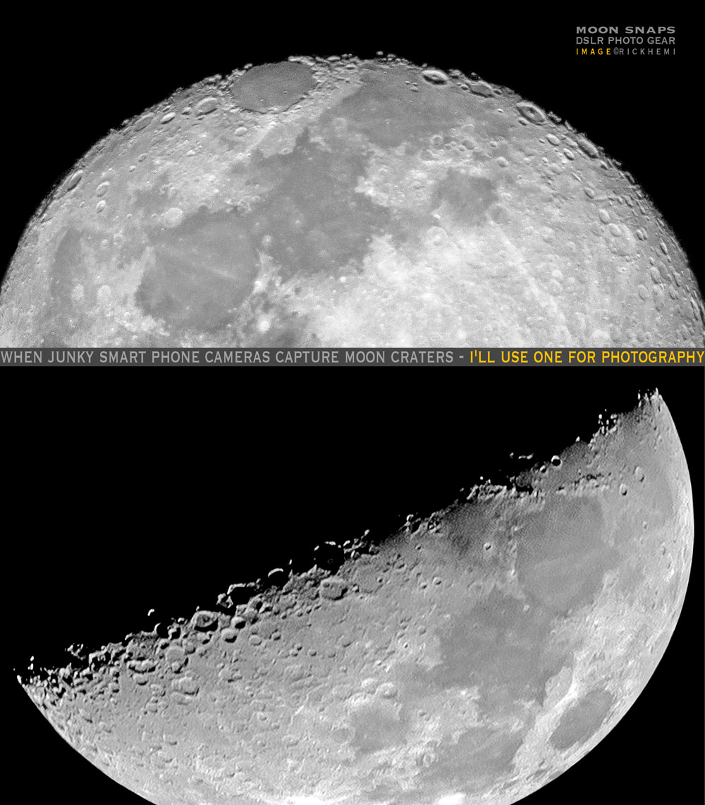 low Res moon snaps, images by Rick Hemi