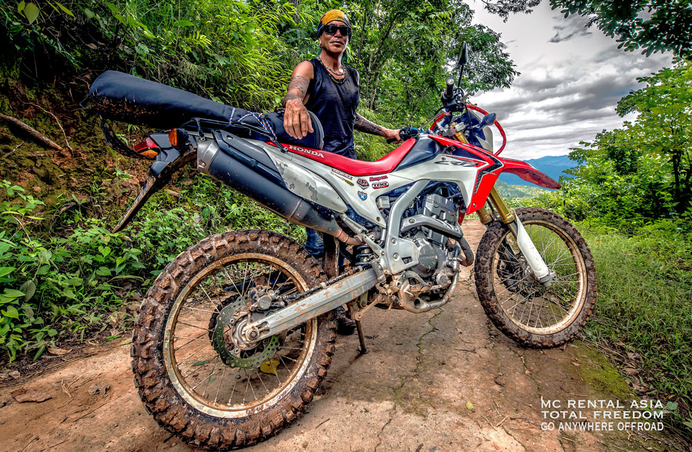 solo overland travel and transit offshore, MC bike rental south Asia, image by Rick Hemi