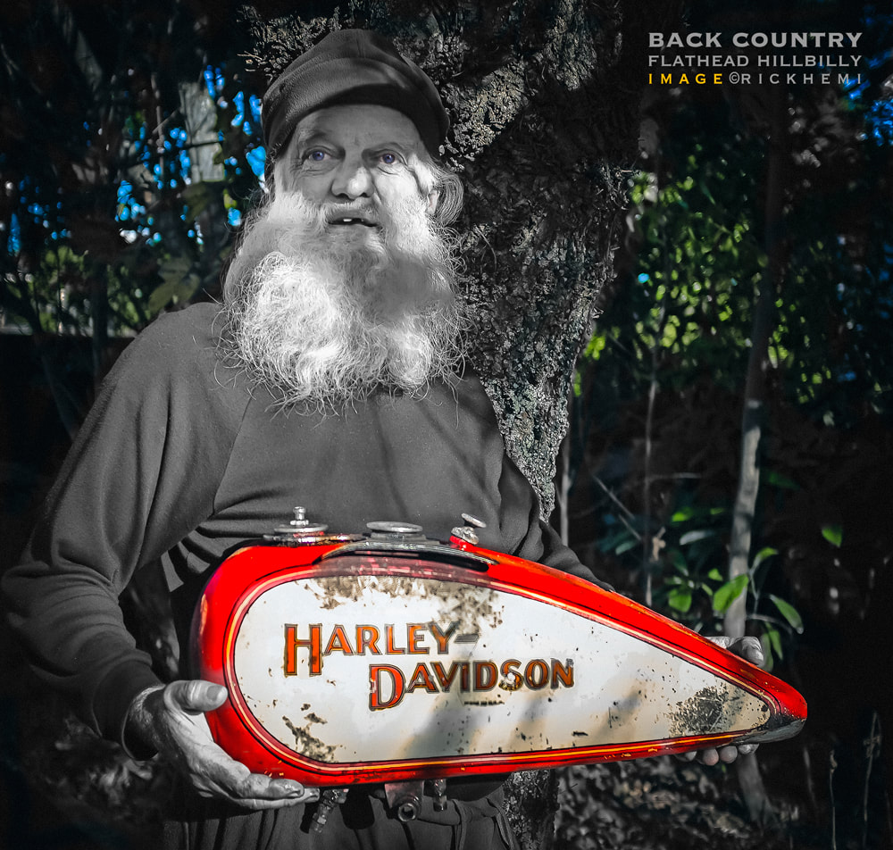 back country hillbilly, dedicated WLC Big Twin flathead enthusiast, image by Rick Hemi 