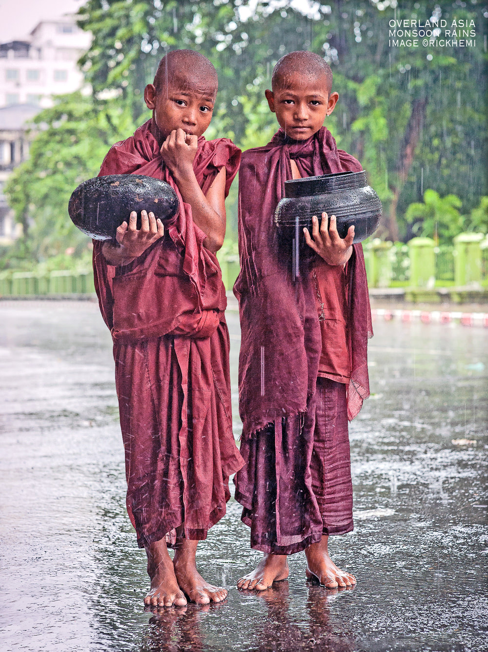 Asia overland travel, monsoon season, street photography Asia, image by Rick Hemi