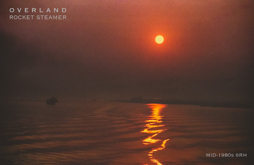 overland travel classic SLR roll film snap, delta sunrise image by Rick Hemi