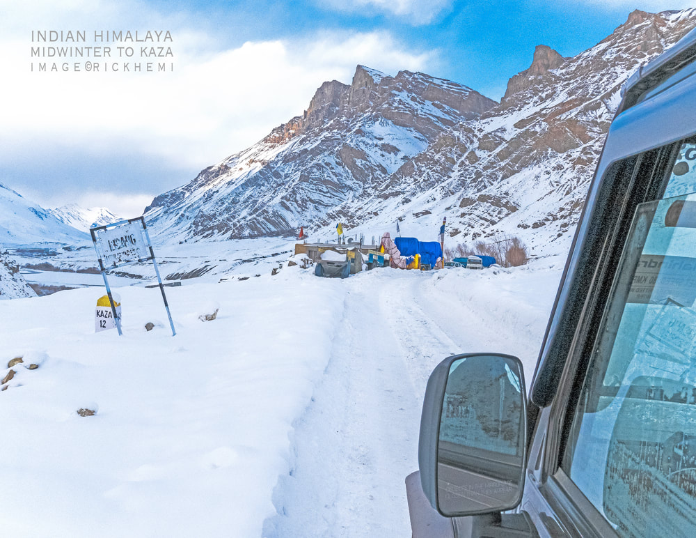 Indian Himalaya, midwinter overland transit Lidang to Kaza, image by Rick Hemi