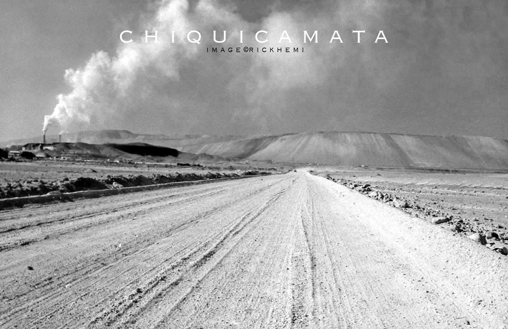 solo overland travel south america - Chiquicamata open pit copper mine, image by Rick Hemi
