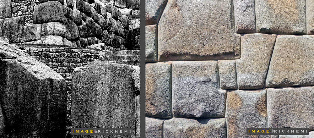 overland travel South America, inca megalithic rock wall design, images by Rick Hemi