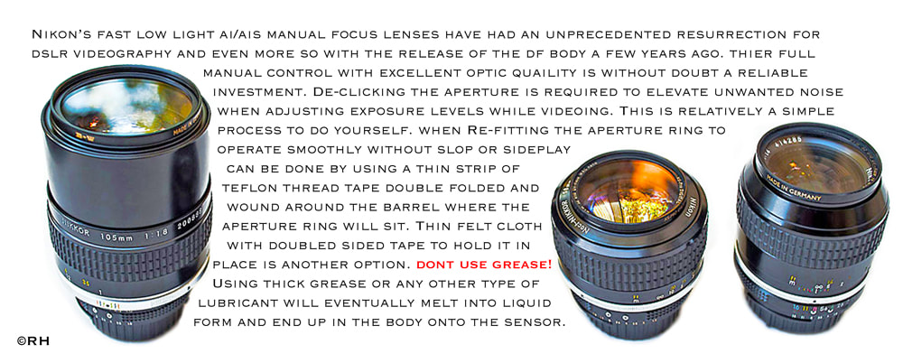 overland travel photo gear, Nikon de-clicked lenses, Nikon videography lenses, image by Rick Hemi