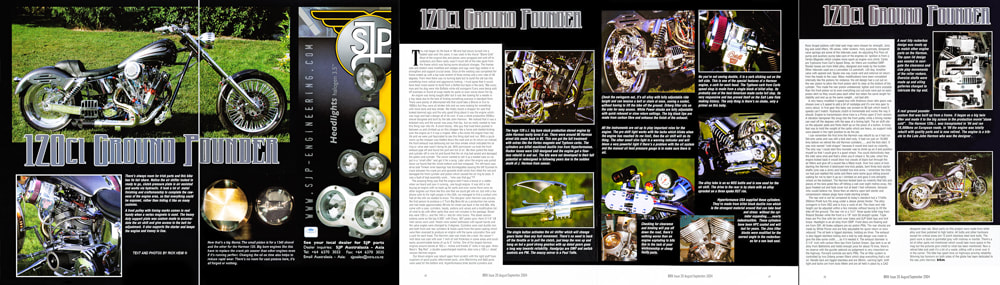 published article 5 page spread, about page Rick Hemi