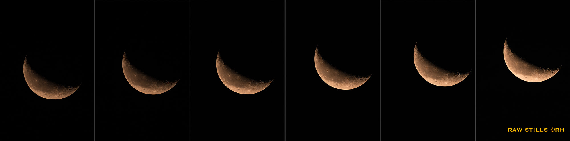RAW Nef stills. DSLR lunar snaps by Rick Hemi