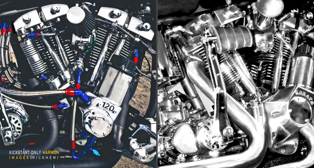 kick start John Harmon 120 cubic inch engine 1994-99
