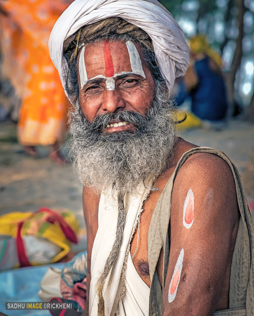 solo overland travel India, sadhu India, image by Rick Hemi