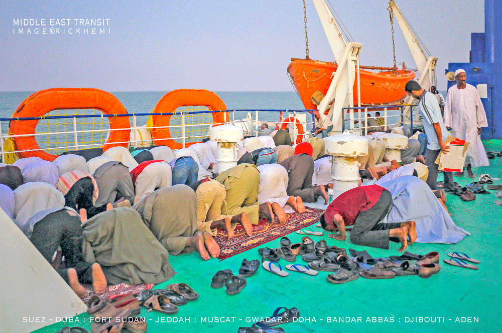 solo overload transit Middle East, sea crossings, image by Rick Hemi