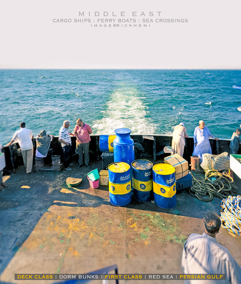 overland transit Middle East, cargo passenger ferry, image by Rick Hemi