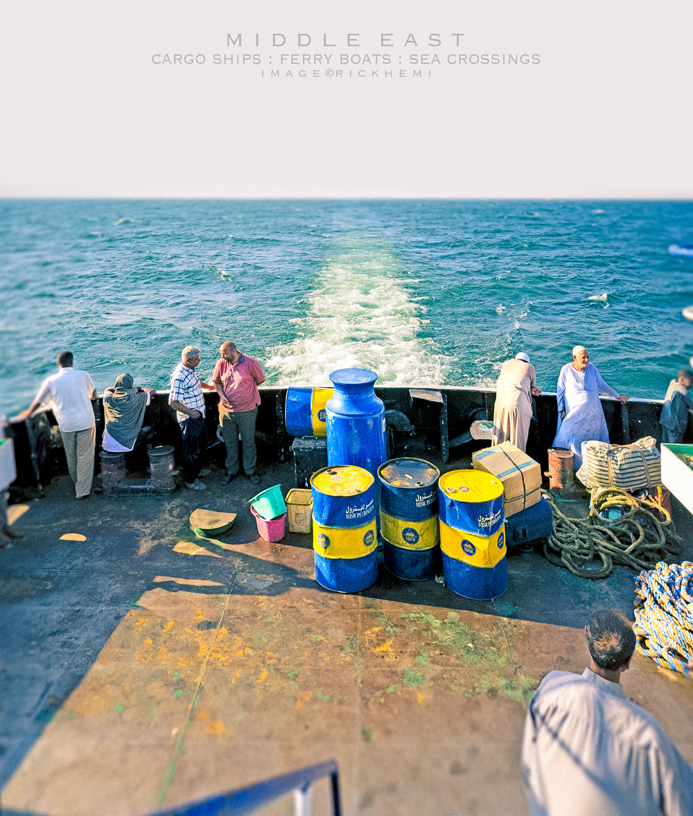 overland transit Middle East, cargo passenger ferry, image by Rick Hemi