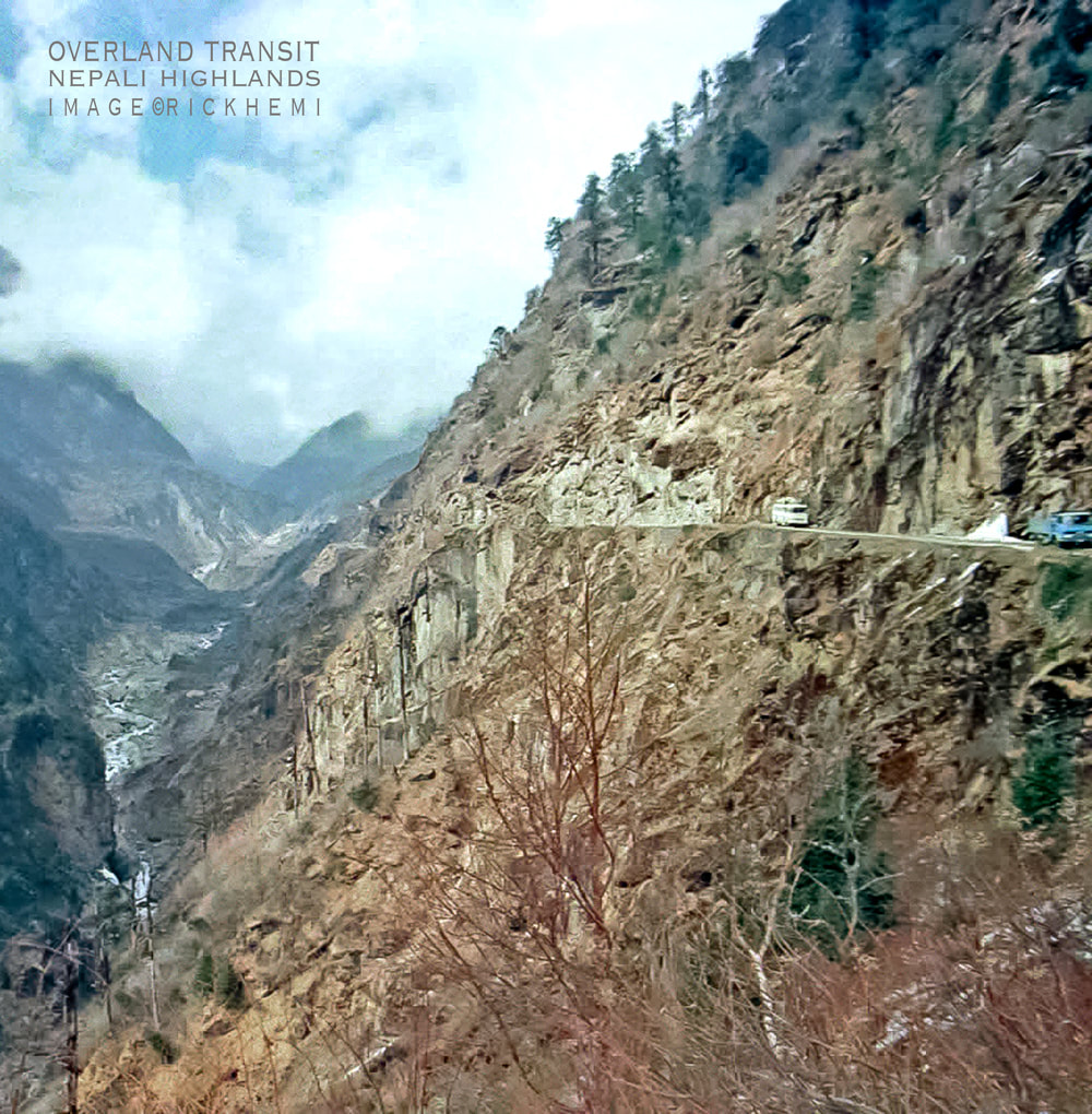 overland transit Himalaya, image by Rick Hemi