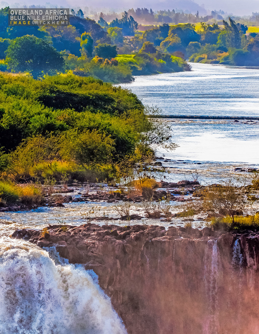 solo overland travel Africa, Blue Nile Ethiopian highlands, image by Rick Hemi