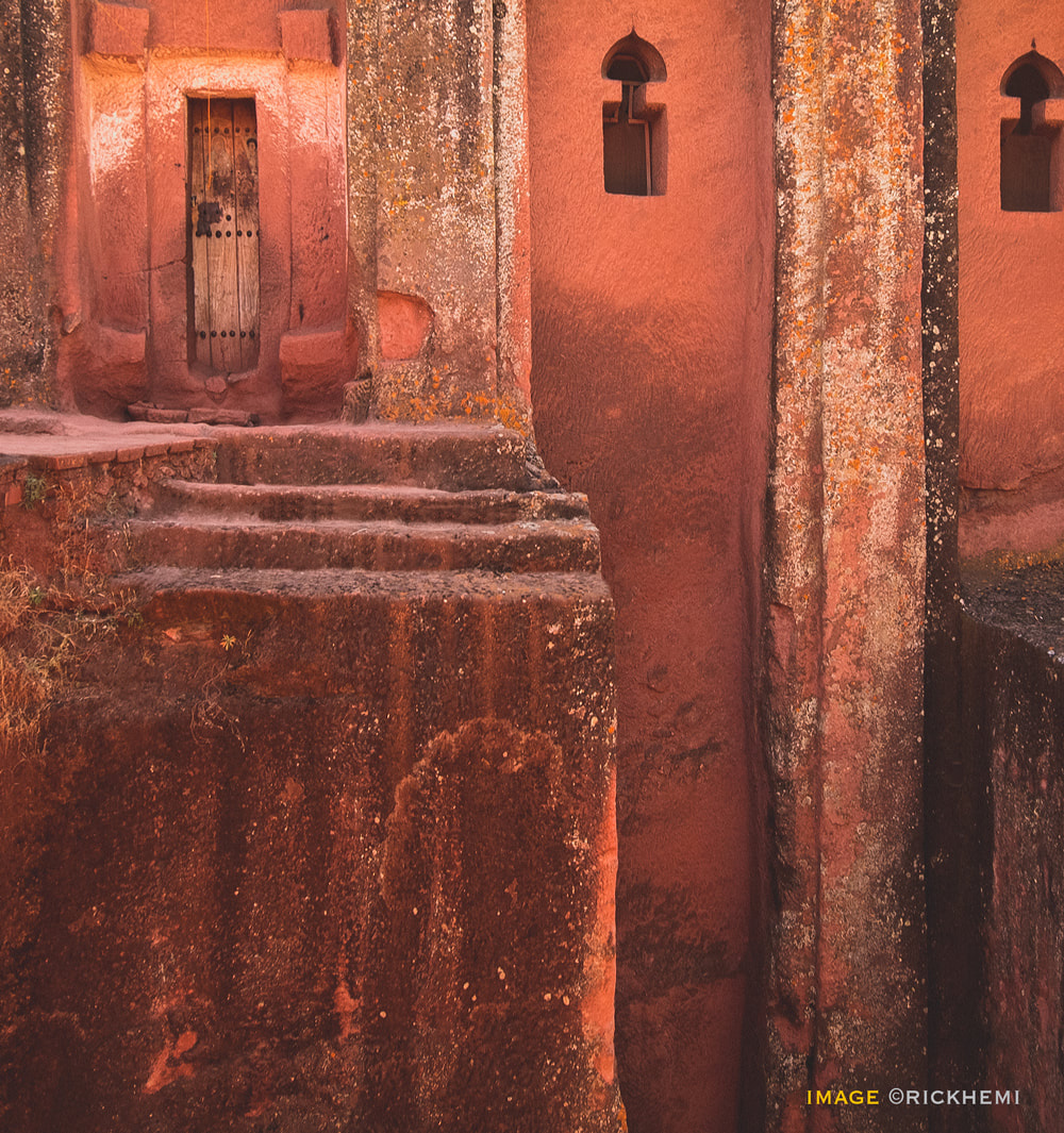 solo overland travel Ethiopia, lalibela stone-hewn churches, image by Rick Hemi