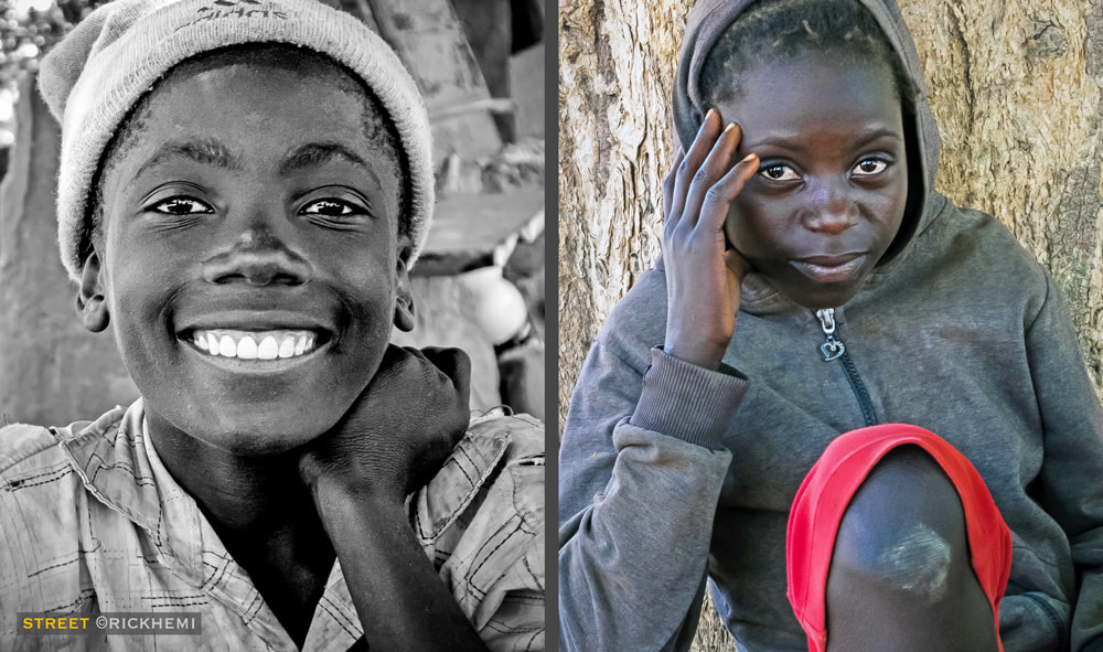 street snap portraits Africa by Rick Hemi