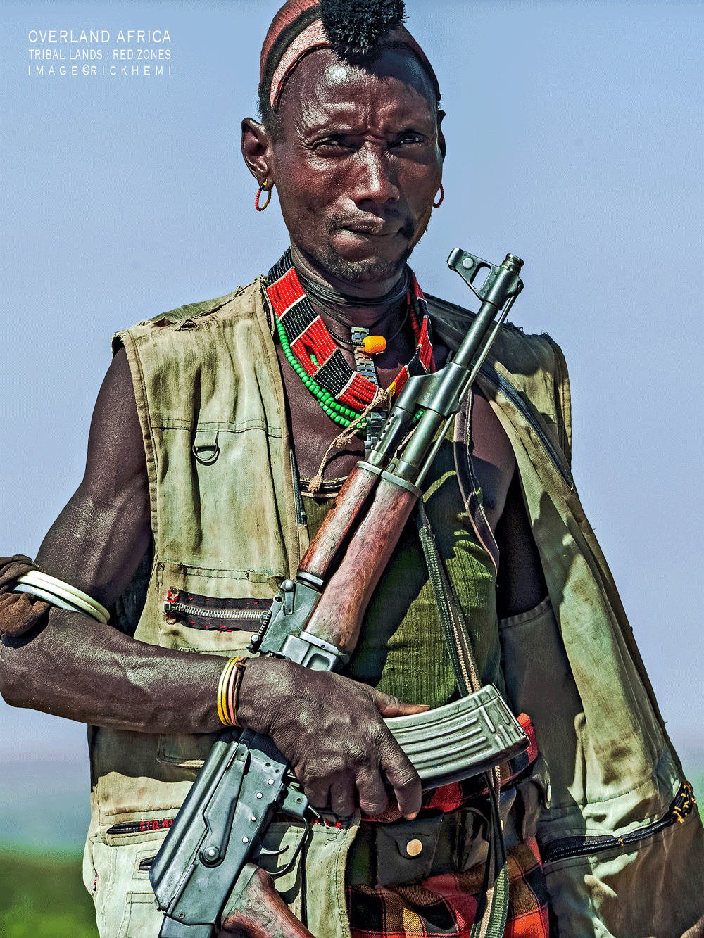 solo overland travel Africa, tribal lands, image by Rick Hemi