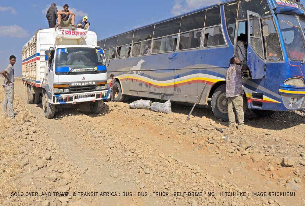 solo overland travel and transit Africa, real solo overland travel journeys to remember, image by Rick Hemi 