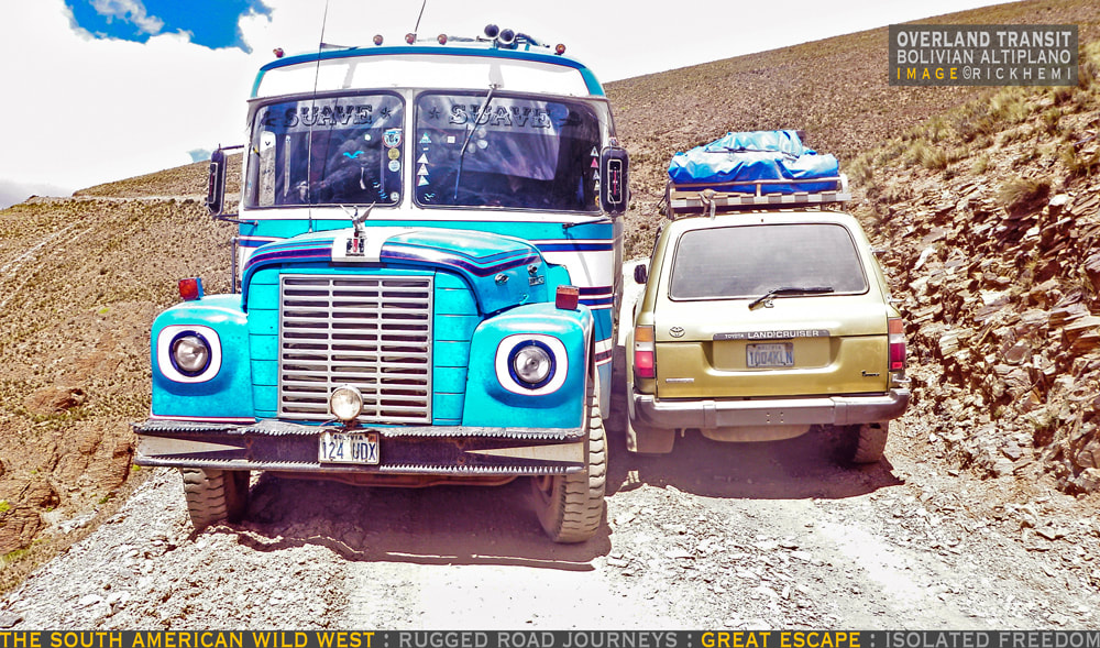 solo overland travel and transit Bolivia, Altiplano image by Rick Hemi