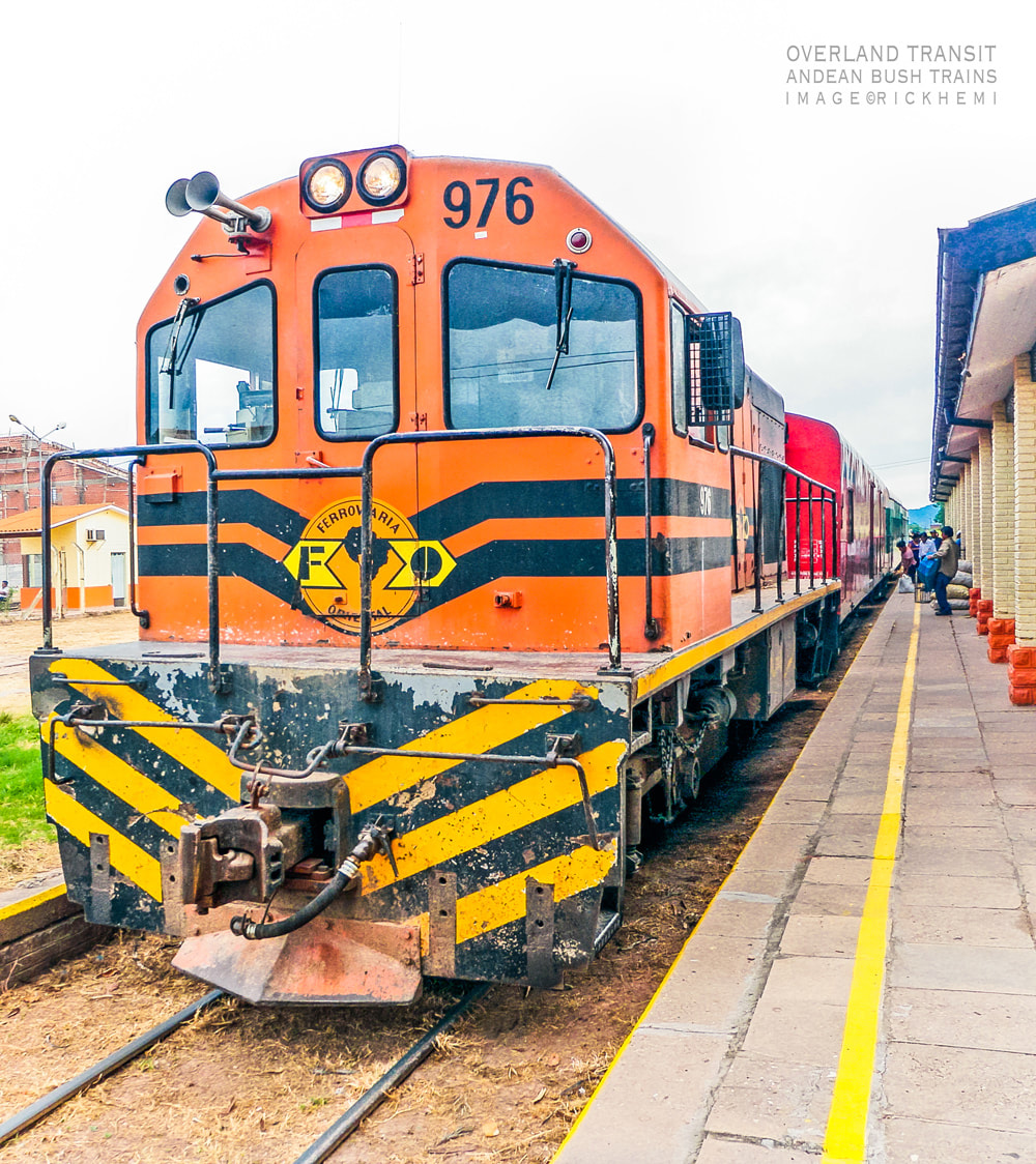 solo overland travel and transit, Andean bush trains, image by Rick Hemi