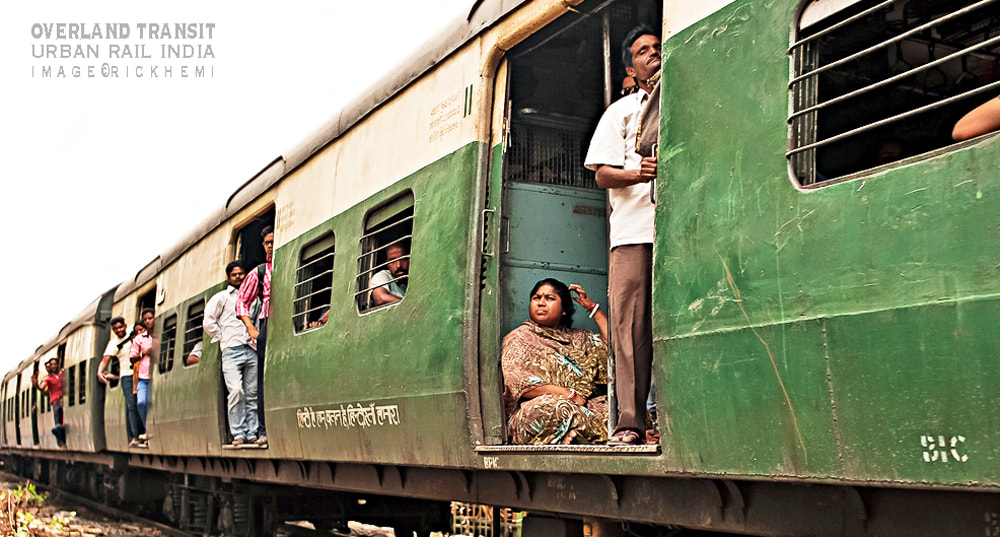 overland travel and transit India, urban rail image by Rick Hemi